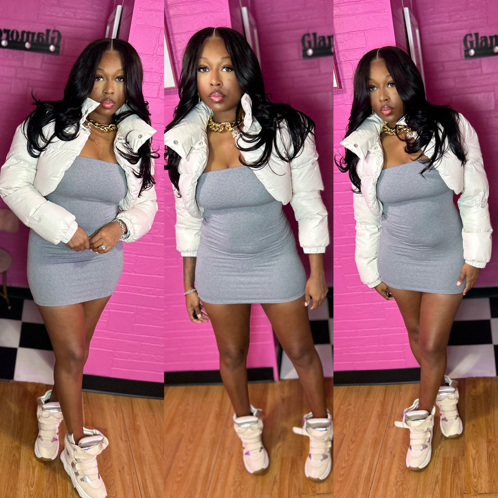 Defined tube dress